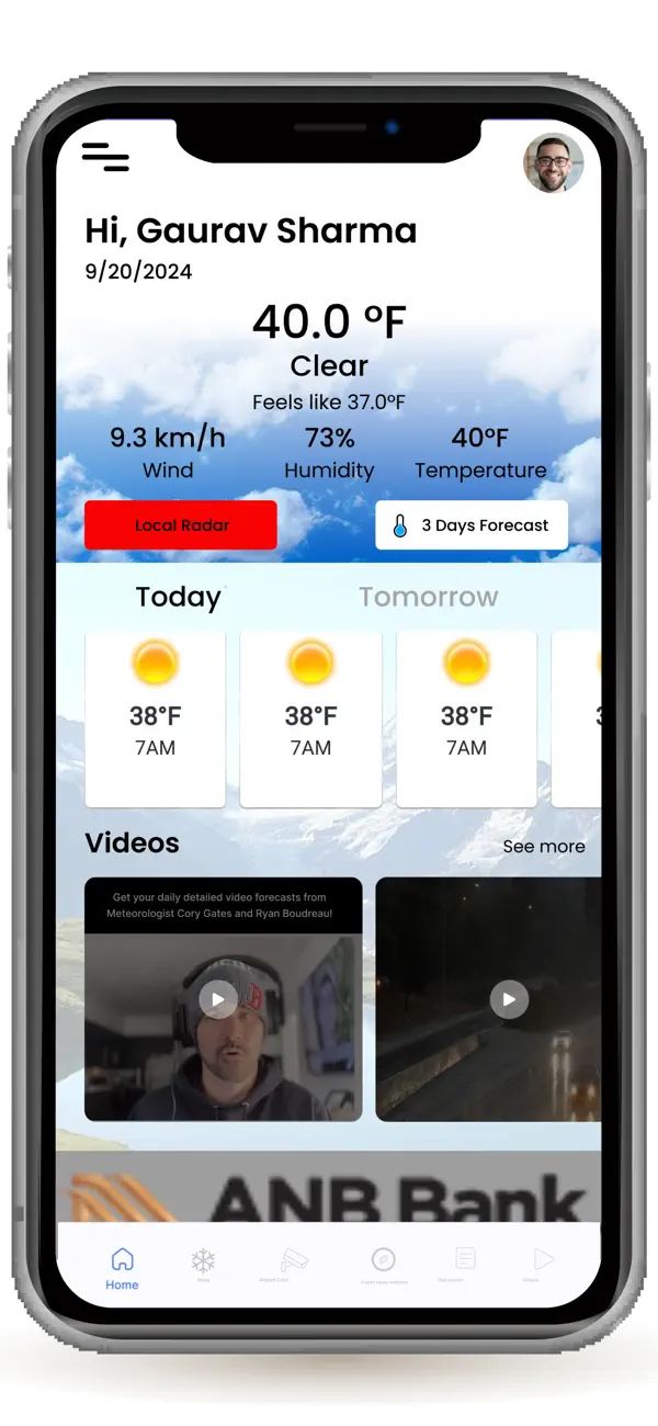 Screenshot #1 pour Aspen Weather App