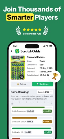 ScratchOdds: Lotto Tracker Screenshot 6 of 6