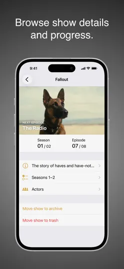 Capture d'écran de TuVu : Track TV Shows sur iPhone 5