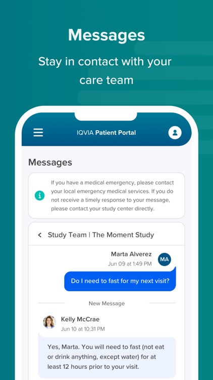 IQVIA Patient Portal screenshot-4
