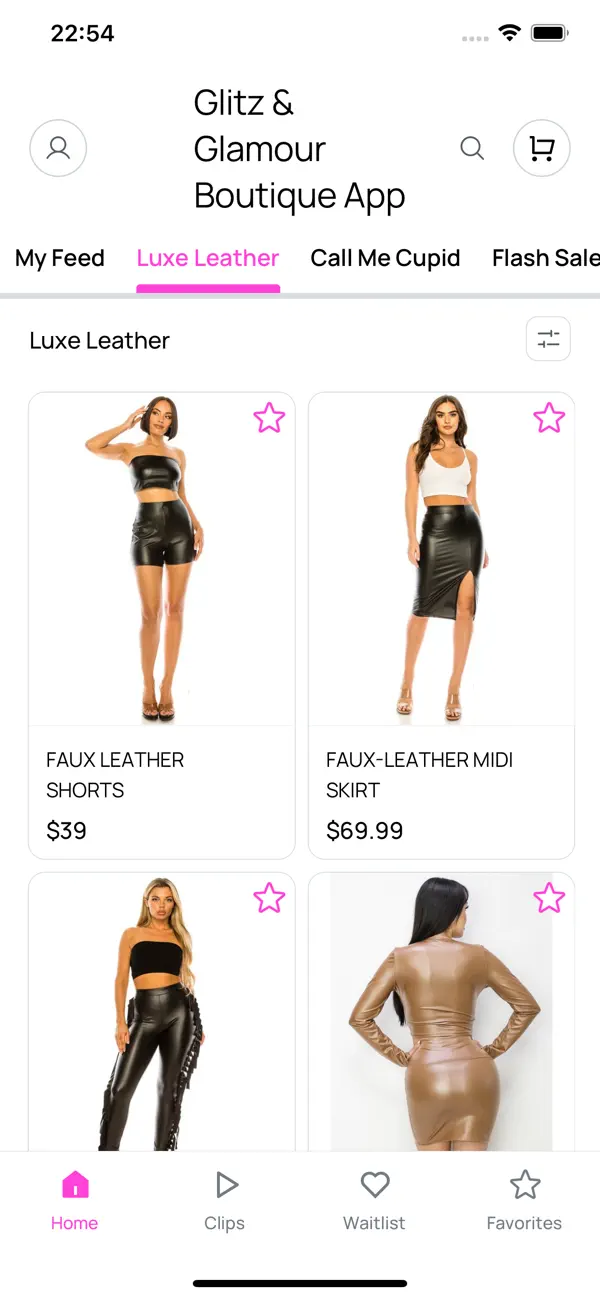 Screenshot #1 pour Glitz & Glamour Boutique App