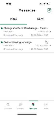 First Bank Mobile Application Screenshot 5 of 6
