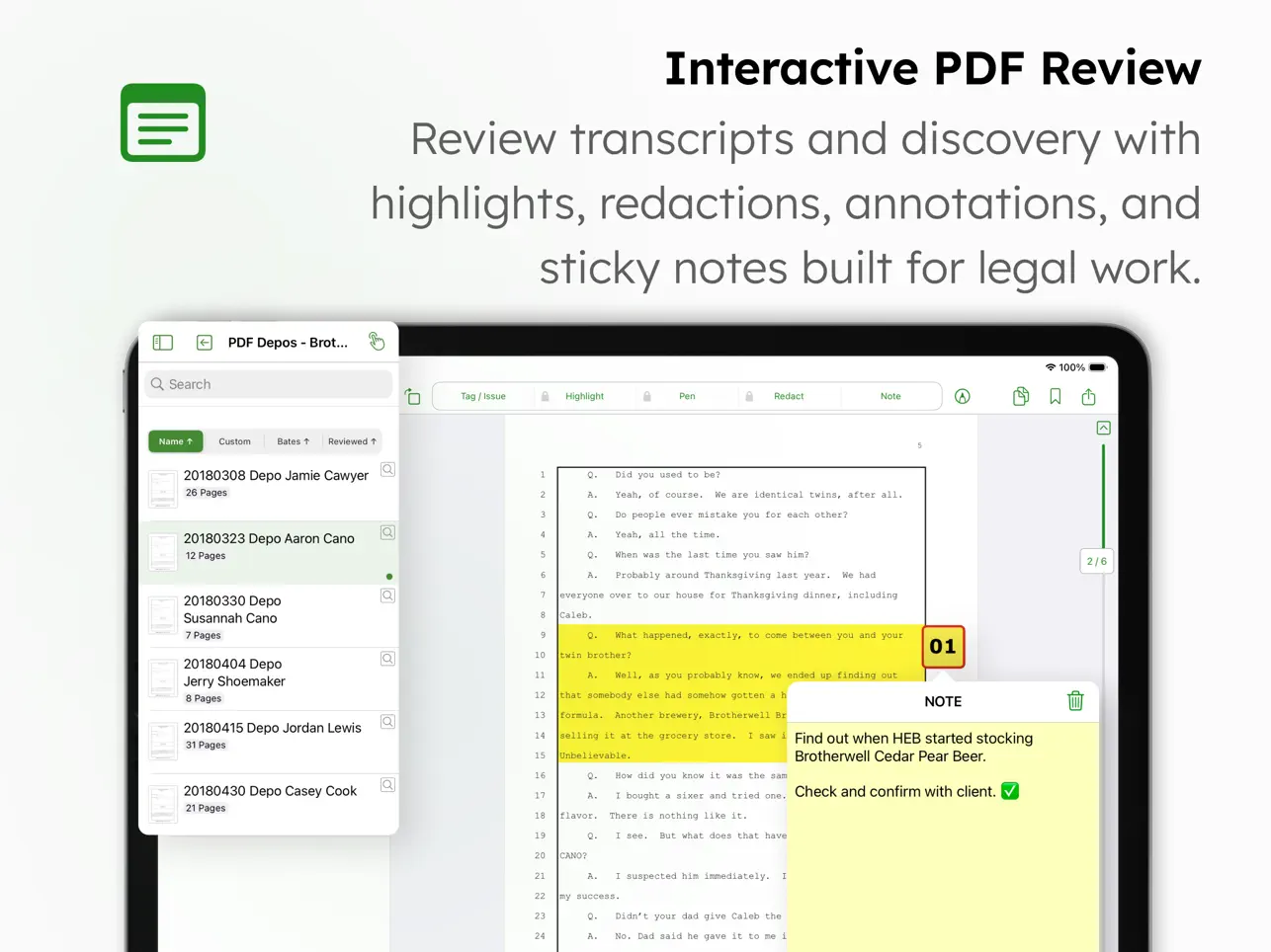 Screenshot #6 pour DocReviewPad - Review Docs