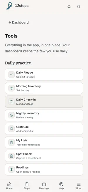 12steps.life screenshot 3