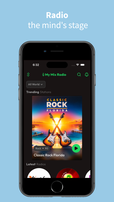 My Mix Radio iPhone screenshot 1 - Entertainment app