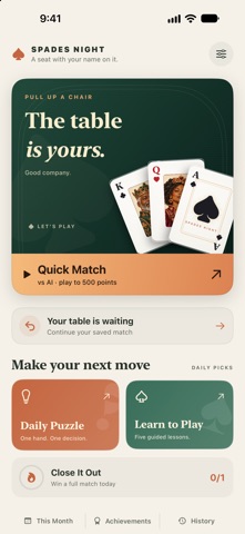Spades Night Screenshot 1 of 10