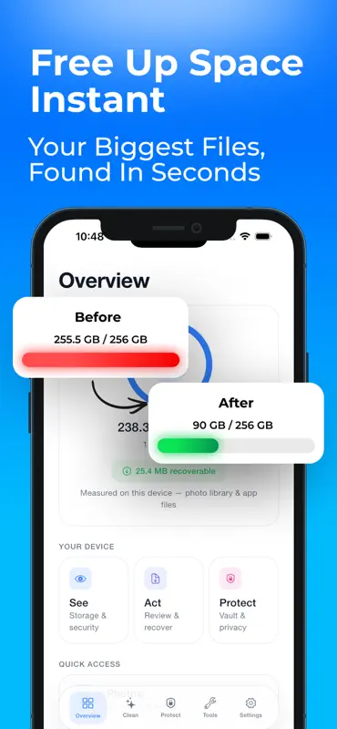 Phone Cleaner - Photo Vault screenshot 2 of 6