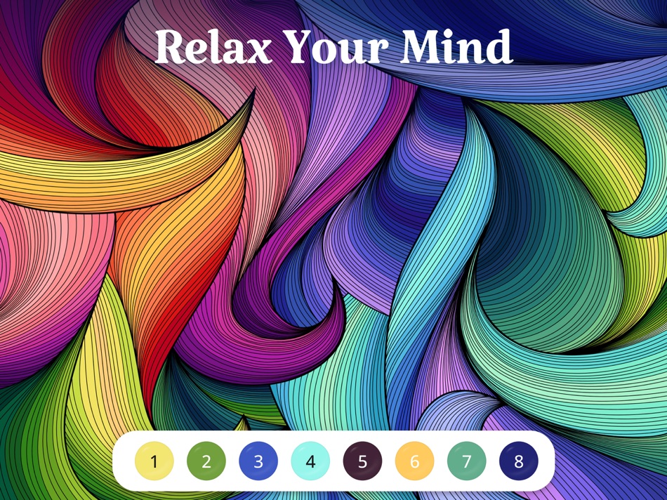 #6. Vista Color: Coloring Book HD (iOS) By: Oakever Games