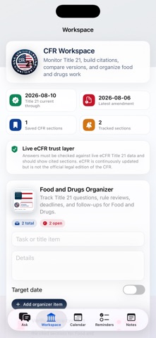CFR AI - Title 21 Screenshot 2 of 5