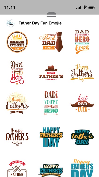 Father's Day Fun Emojis screenshot-3