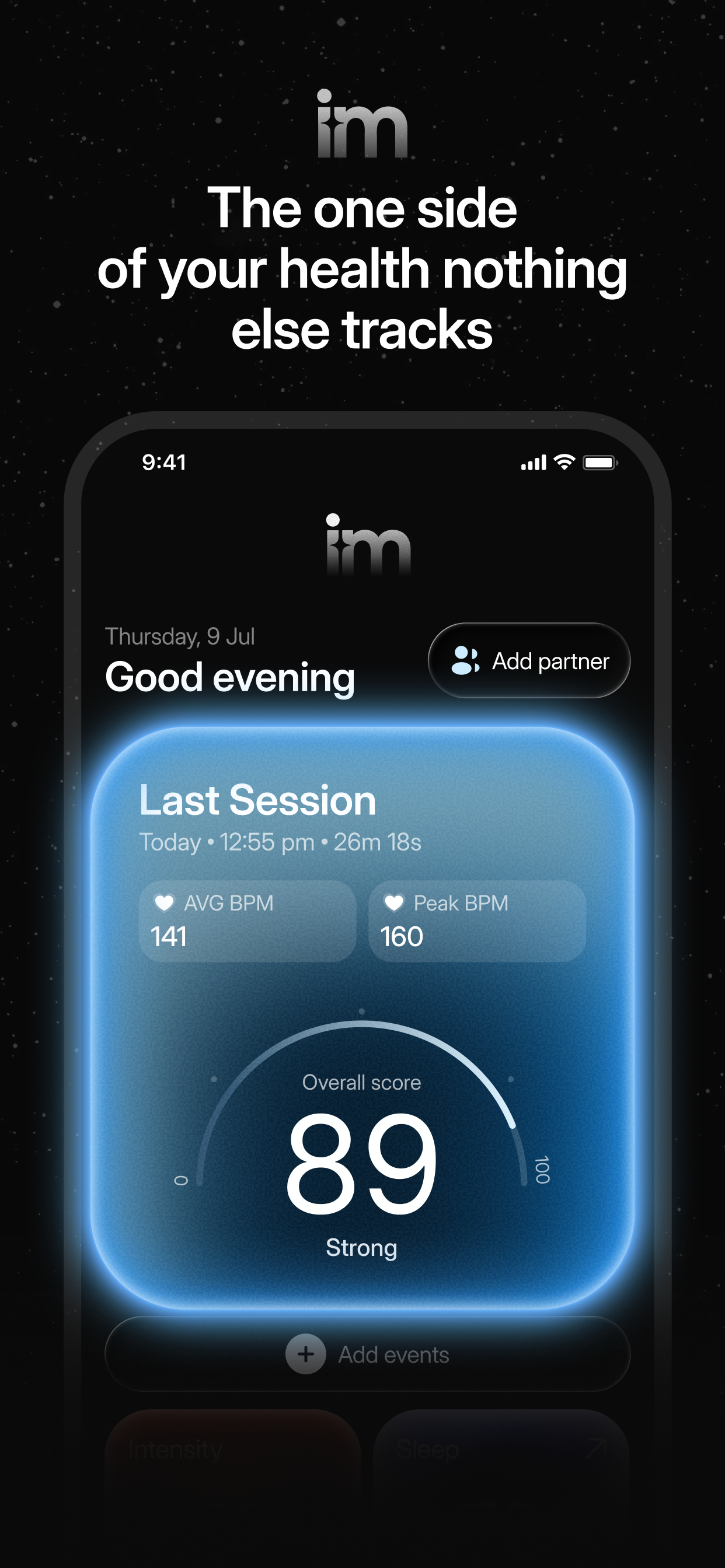 Intimate Metrics screenshot 2