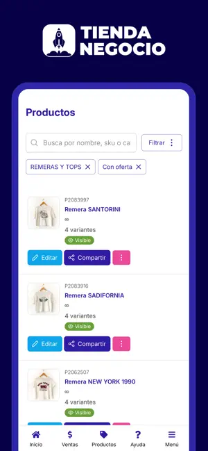 Tienda Negocio iPhone screenshot 2