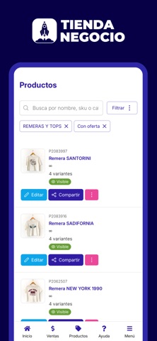 Tienda Negocio iPhone screenshot 2