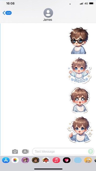 Baby Melon, Cute Baby Stickers Screenshot