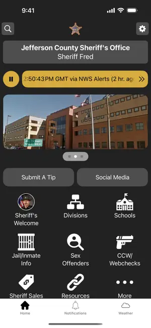 Jefferson County Sheriff OH screenshot 1