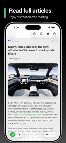 Newsbin: RSS Feed Reader Screenshot 8 of 10