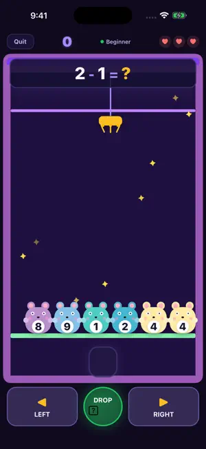 Math Claw - Kids Learning Game screenshot 1