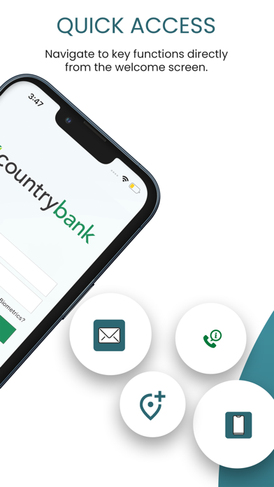 Country Bank Mobile Banking Screenshot