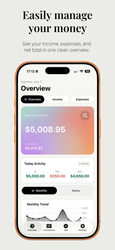 Cash Count - Budget Tracker screenshot 1 of 6