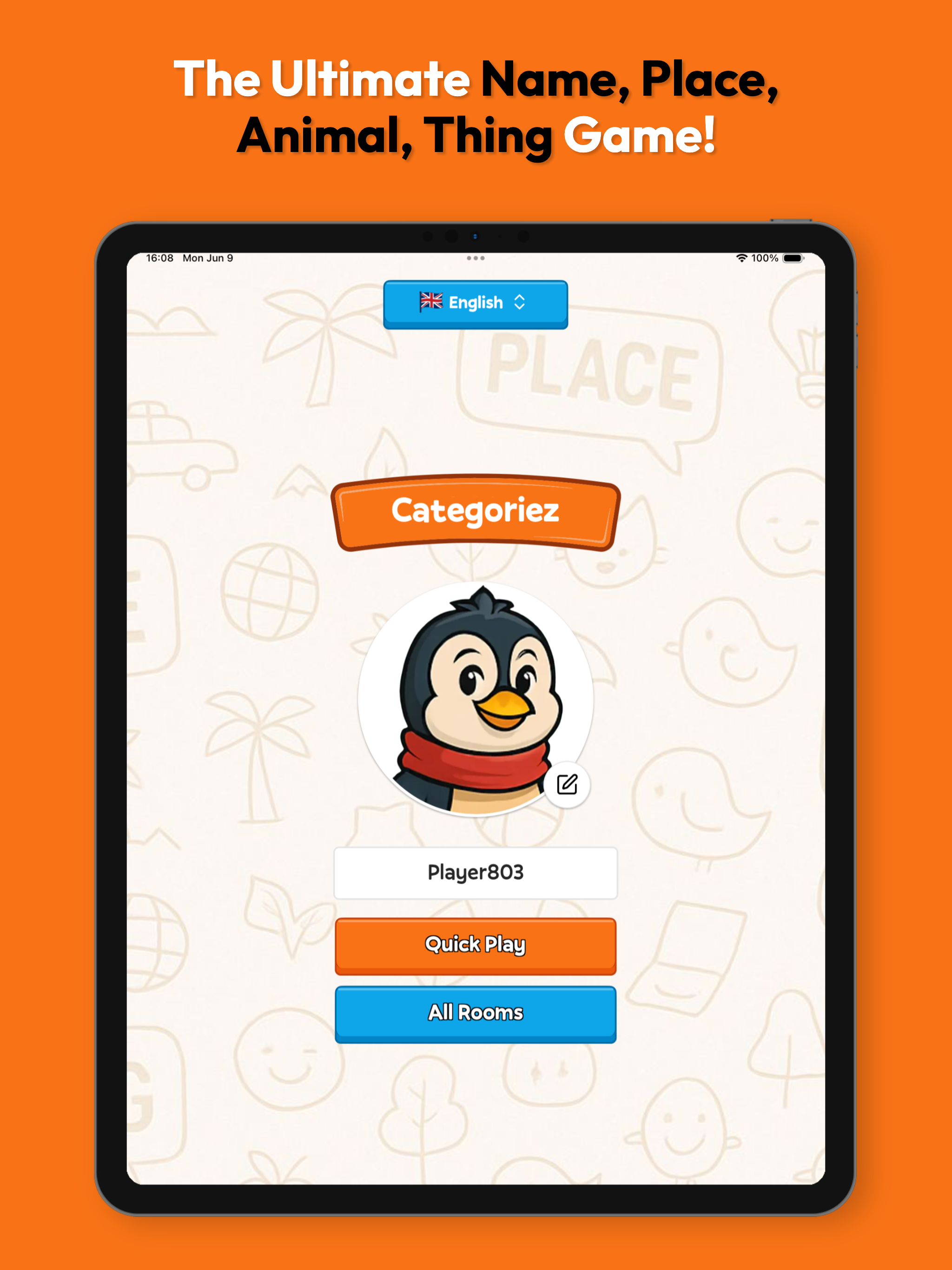 Categoriez - Name Place Thing!