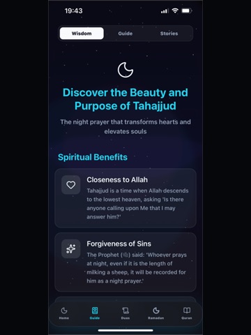 Tahajjud+ iPad screenshot 1