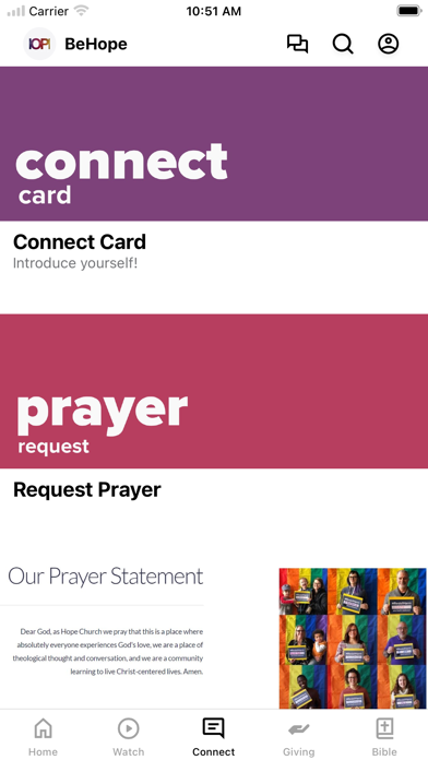 Be Hope Church Screenshot