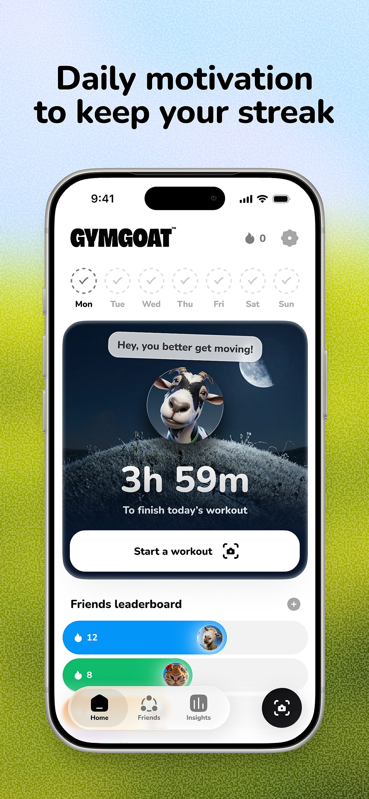 Gym Accountability - GymGoat screenshot 5