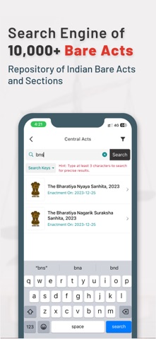 Court Book: Bare Acts & Laws screenshot
