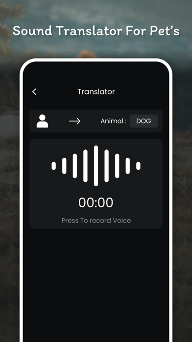 Pet Talk Voice Translator Screenshot