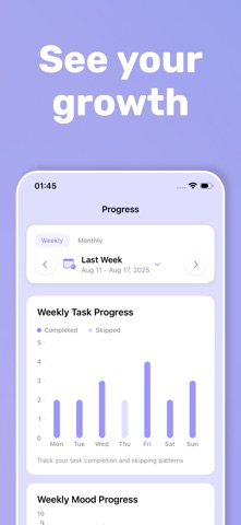 Task & Mood Tracker - Lumora screenshot