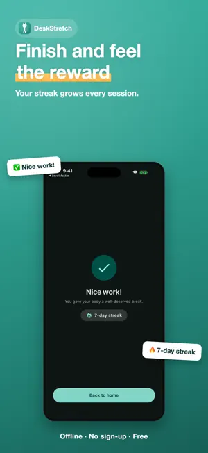 DeskStretch: Stretch Reminder screenshot 4