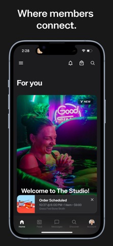 The Studio Social iPhone screenshot