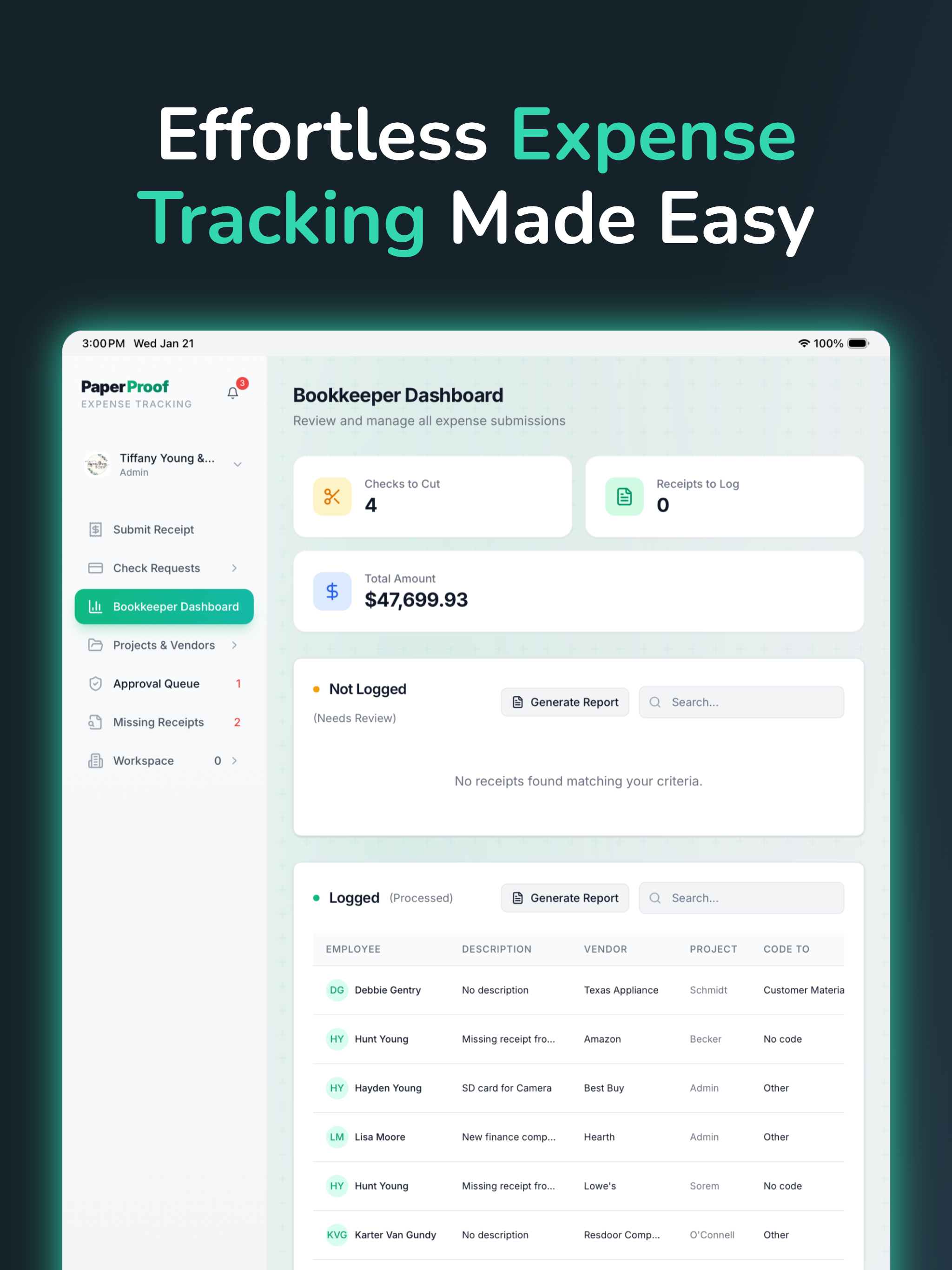 Paper Proof - Expenses screenshot 7