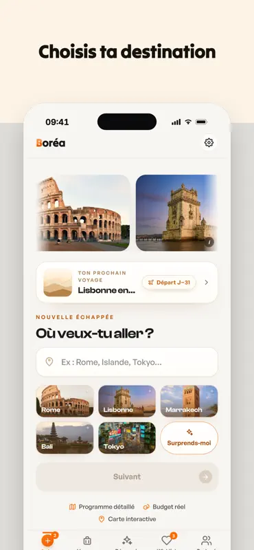Boréa : organise ton voyage screenshot 1 of 7