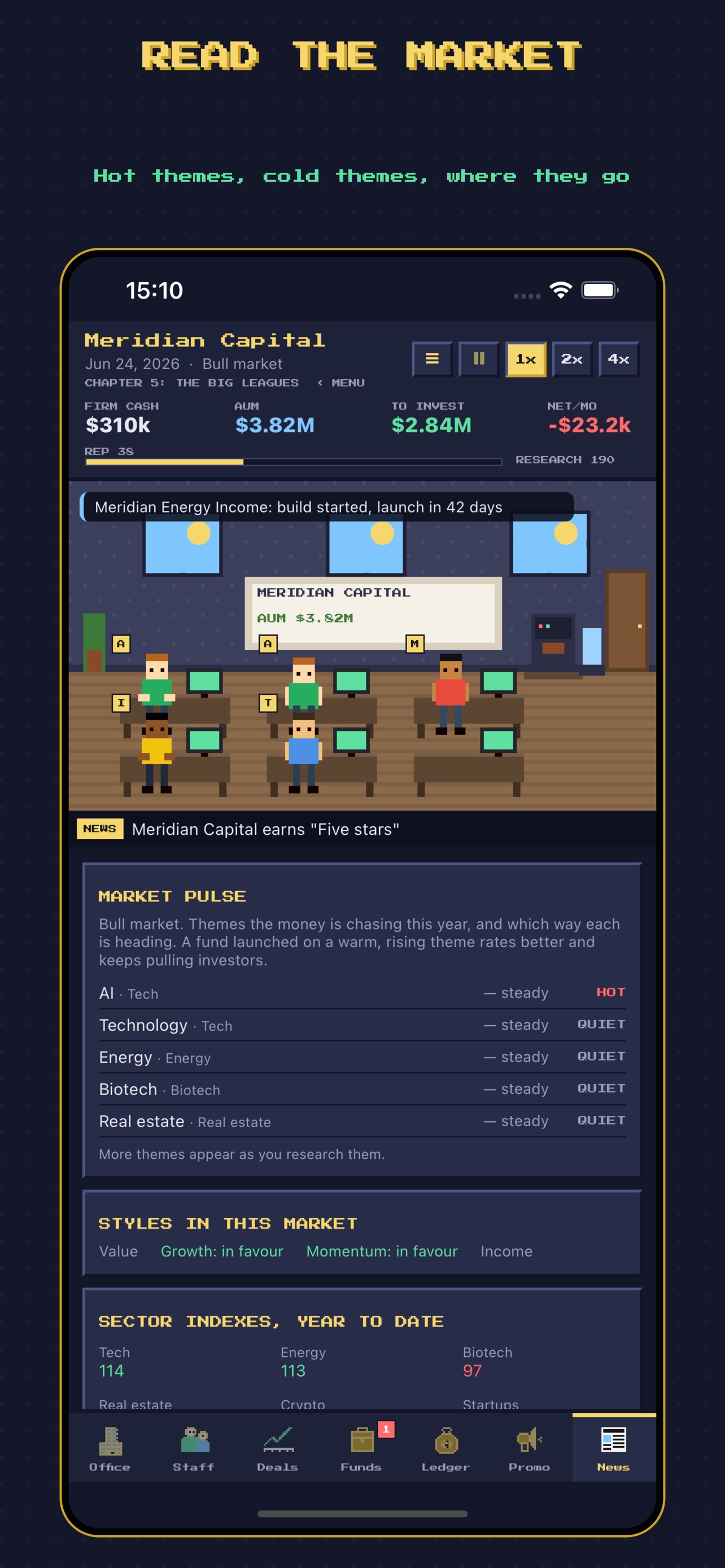 Screenshot 1 of Investment Fund Tycoon