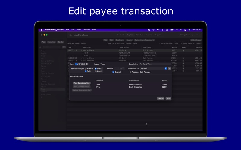 App screenshot