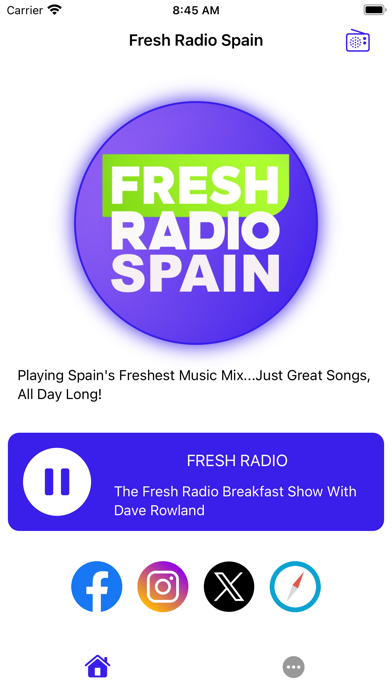 Fresh Radio Spain Screenshot