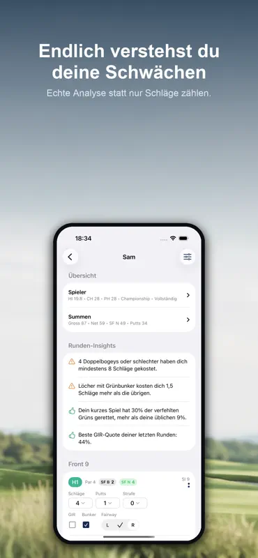 NicerGolfJournal: Scorekarte screenshot 4 of 6