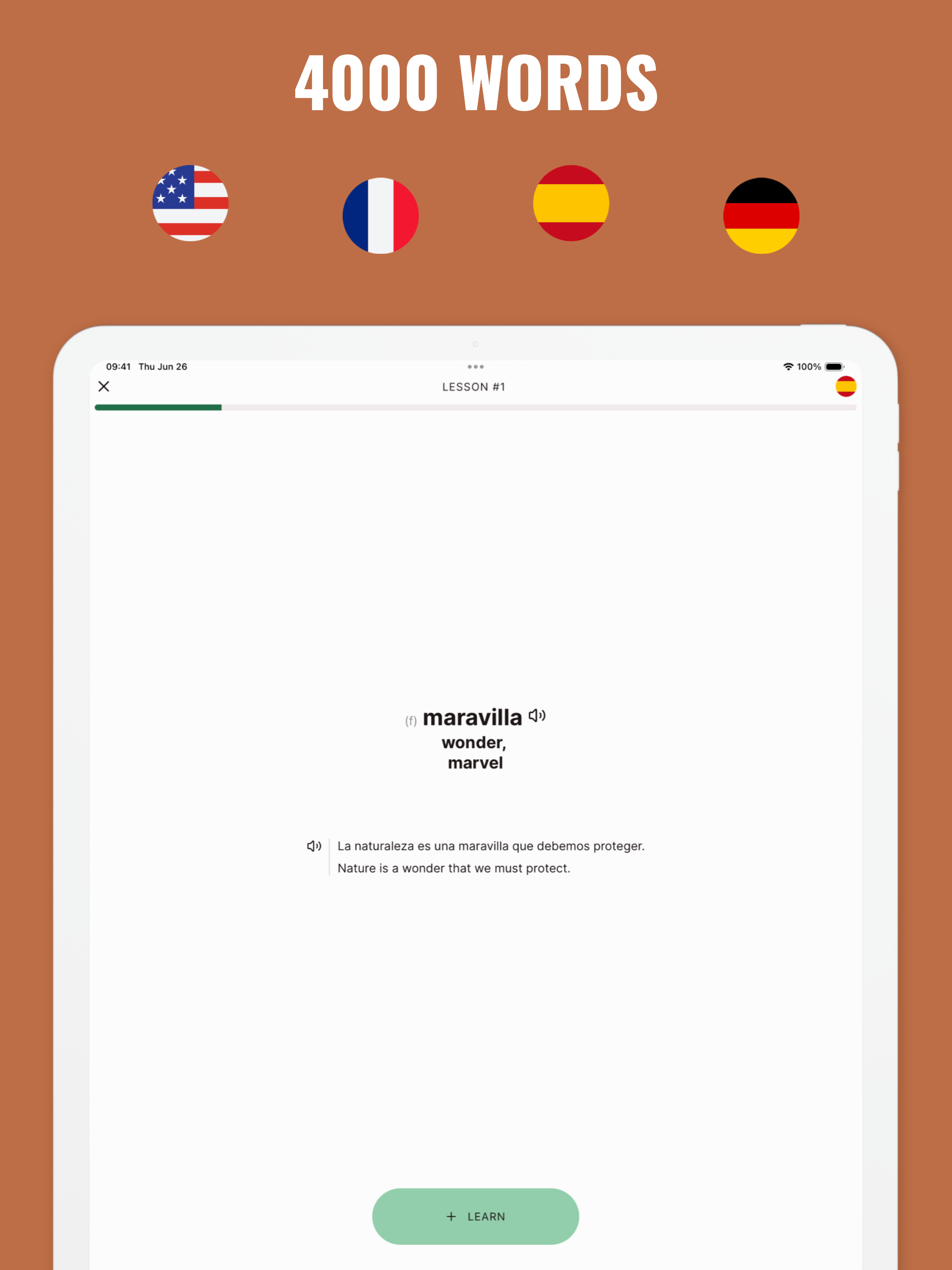 Vakabi - Learn Spanish, German screenshot 6