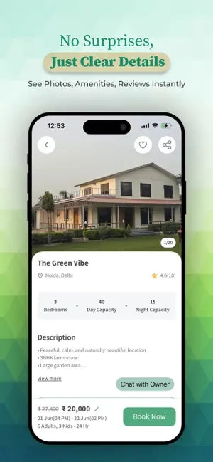 BookMyFarm: Villas & Farmhouse screenshot 3