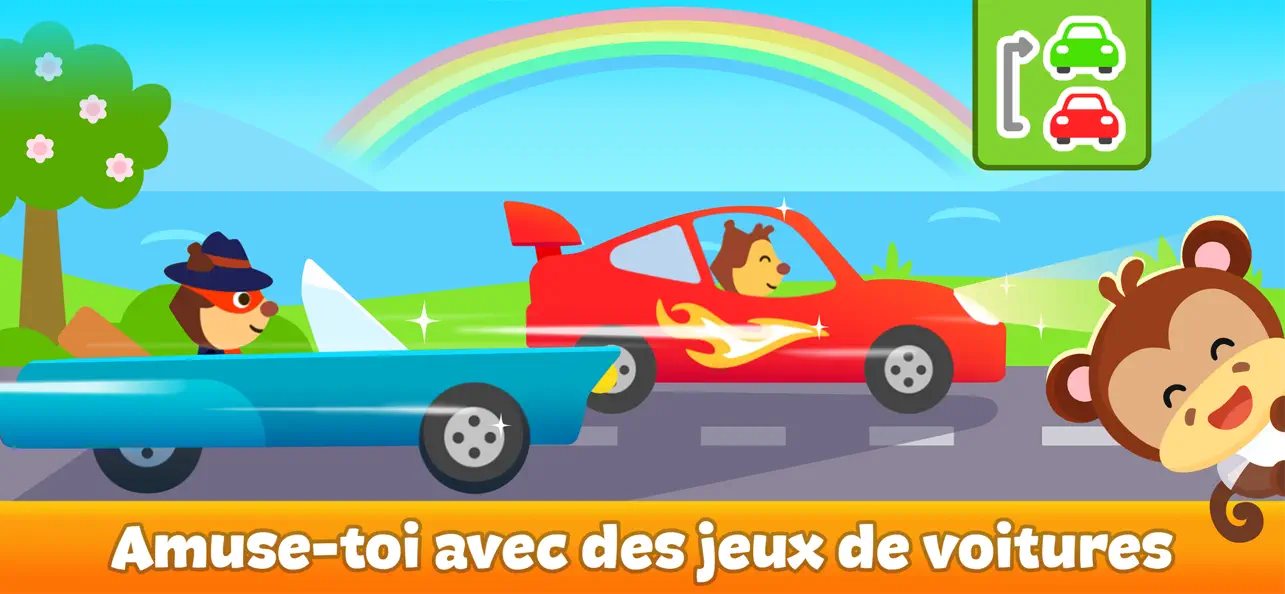 Screenshot #1 pour Jeux Enfant avec des Voitures