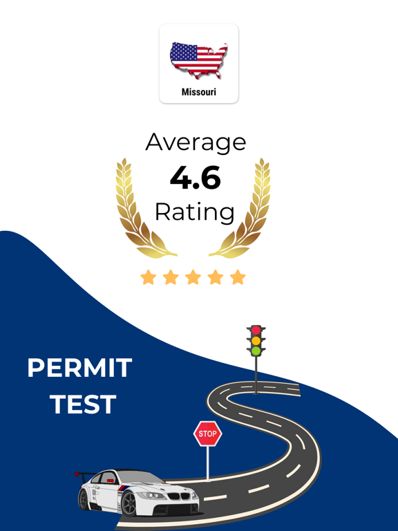 Missouri DOR Permit Practice iPad screenshot 1 - Education app