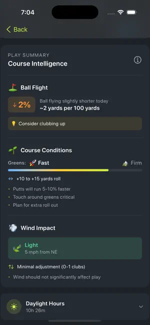 Fairway Forecast Pro screenshot 3