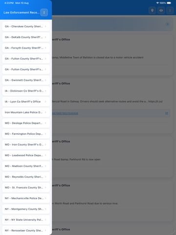 MobilePatrol: Public Safety iPad screenshot 4