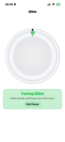 Clean Qibla Compass Screenshot 3 of 5