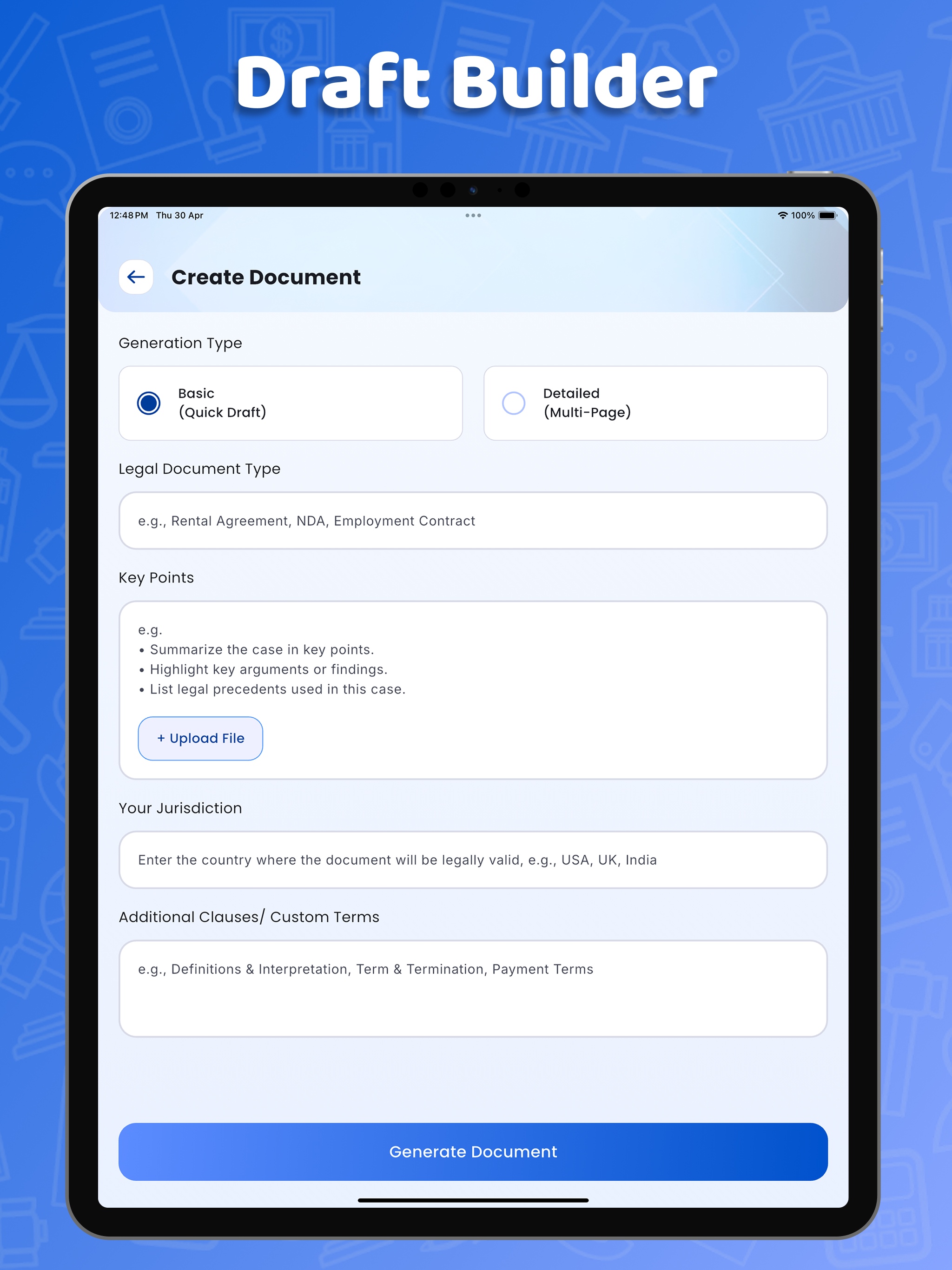 AI Legal Documents Maker screenshot 8
