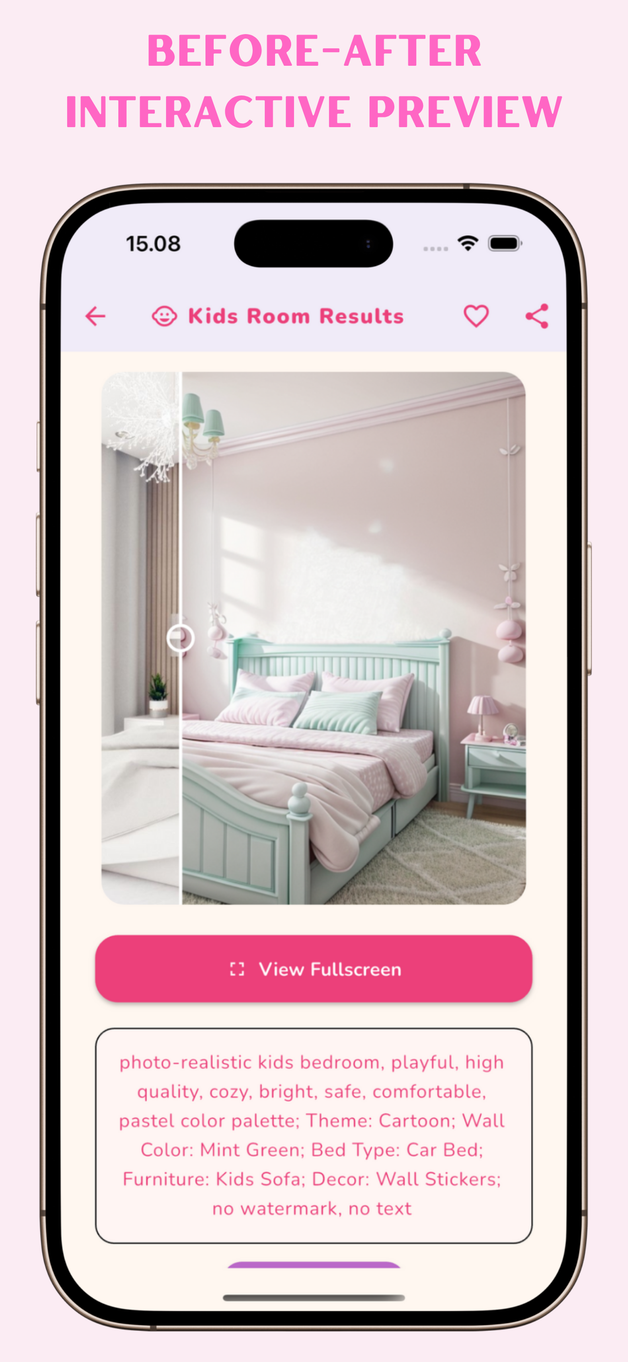 AI Kids Room Makeover Design