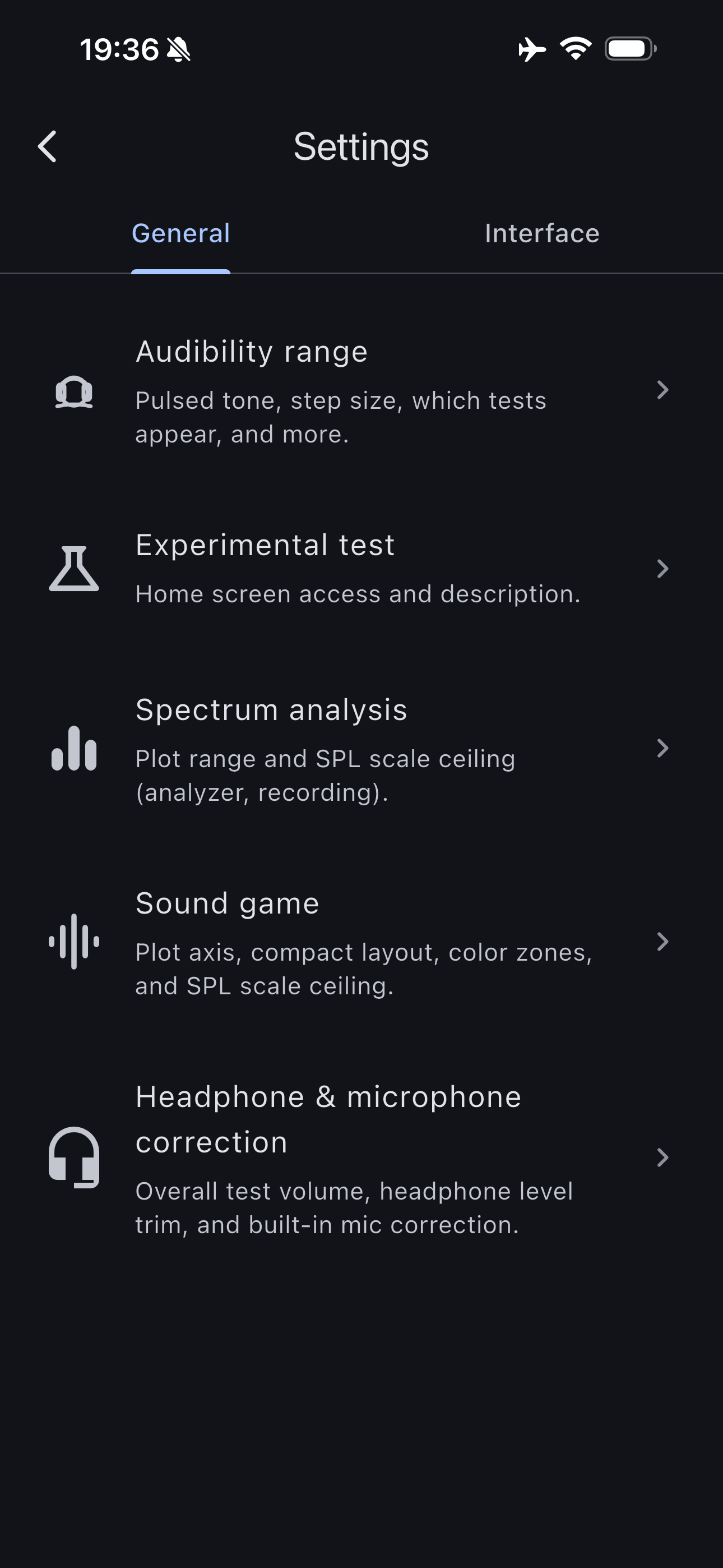 Audiotest (hearing_app) screenshot 3