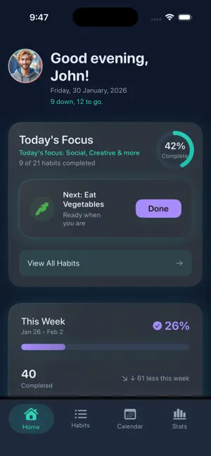 RoutinePulse - Track Habits screenshot 1