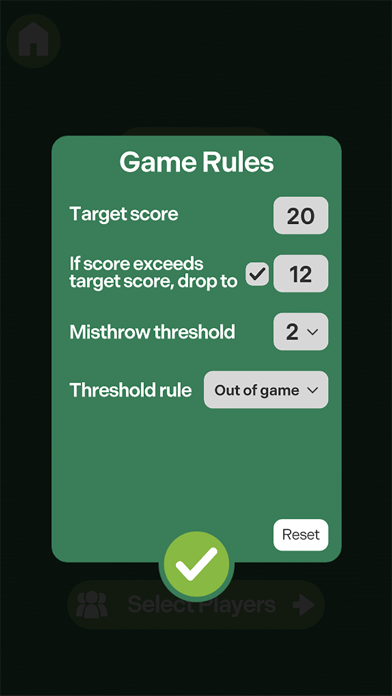 Mölkky® Game Tracker Screenshot